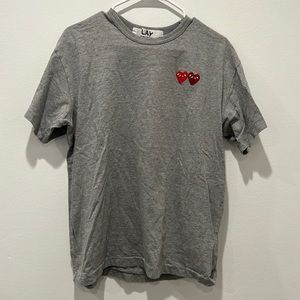 Women’s PLAY Comme des garçons t shirt AUTHENTIC worn once